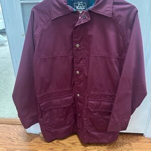 Woolrich Burgundy colored jacket, GUC size Medium.